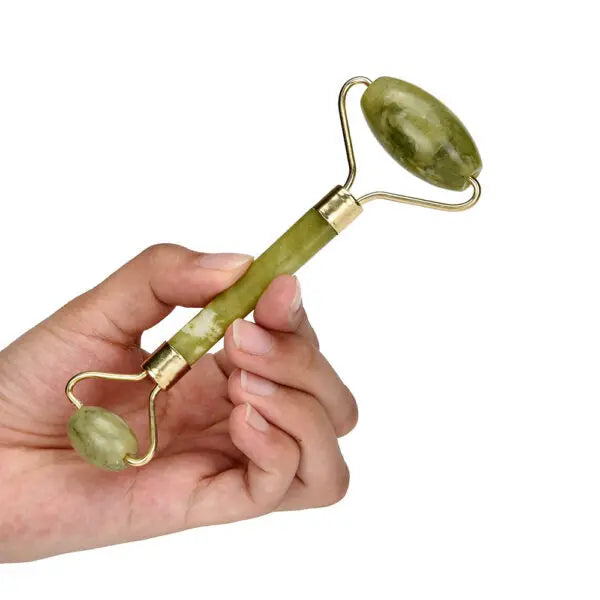 Flawless Jade Roller With Guasha (marble Stone) Stimulates Healthier Skin Malak Express